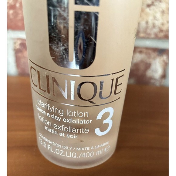 CLINIQUE #3 CLARIFYING LOTION COMBINATION OILY SKIN 13.5 OZ - Picture 3 of 4